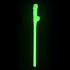 Glow in the Dark Willy Straws - Pack of 9